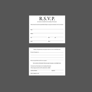 RSVP Card